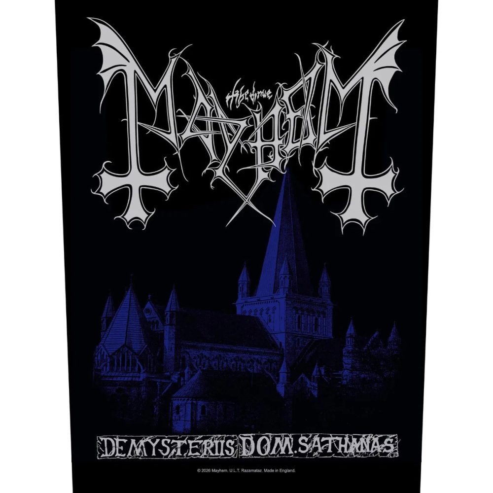 Mayhem - De Mysteriis Dom Sathanas Back patch - Black